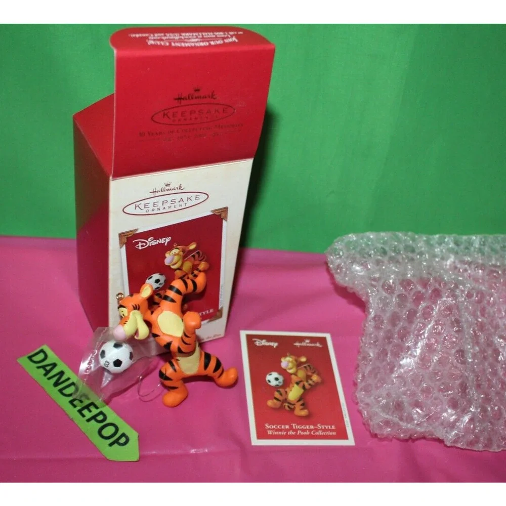 Hallmark Keepsake Soccer Tigger Style Winnie The Pooh Dated 2003 Ornament